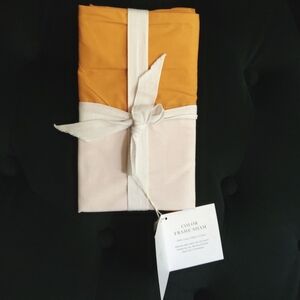 💥New💥SERENA & LILY Cantaloupe Color Frame Standard Shams
